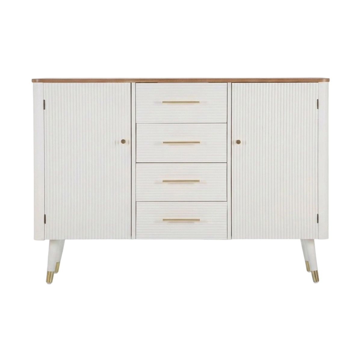 Mauro Ferretti Matera Sideboard in Legno with 2 Doors and 4 Drawers — 5