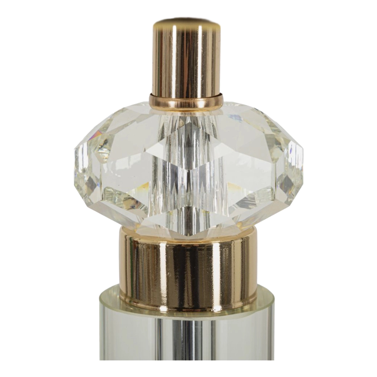 Praga Table Lamp in Metal Glass and Tessuto — 4