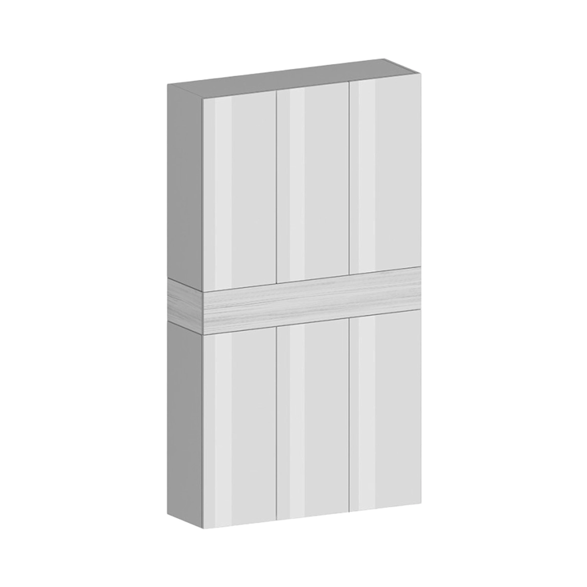 Modern 6-Door Shoe Cabinet 10 Shelves 114x34x200cm Dettey — 1