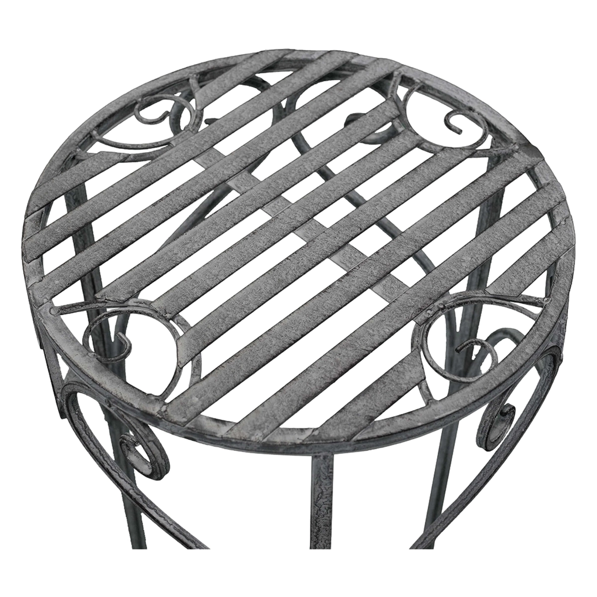 Valerie Set of 3 Outdoor Steel Plant Stands — 4