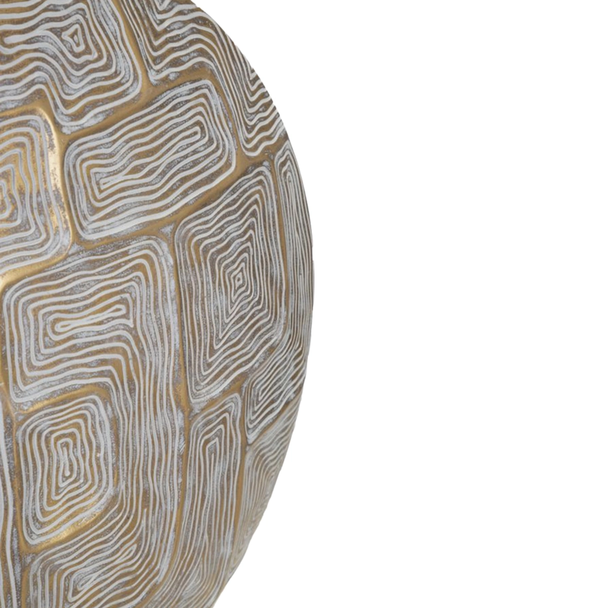 Eclips decorative indoor polyresin geometric vase — 5