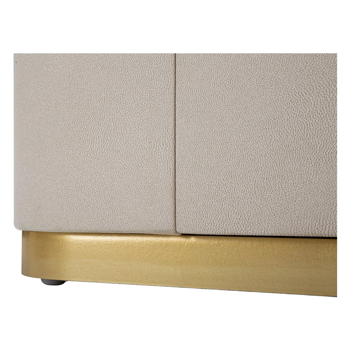 Lullaby Elegant Nightstand with 2 Drawers and Gold Accents 60x40cm — 9