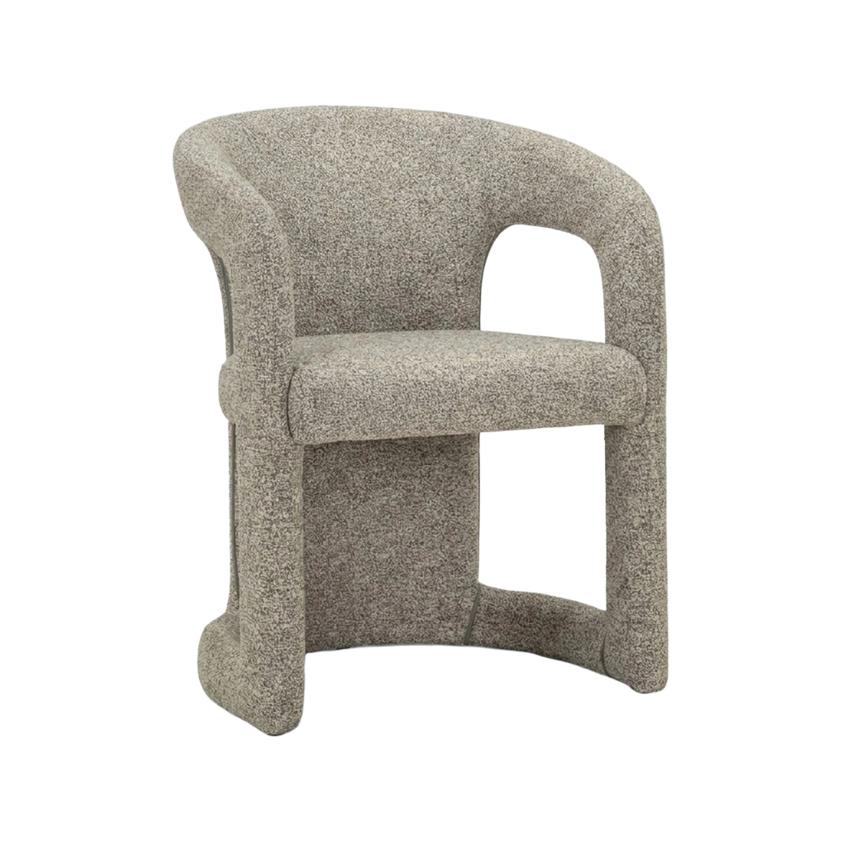 Modern Padded Armchair with Armrests Bahrain Poise — 1