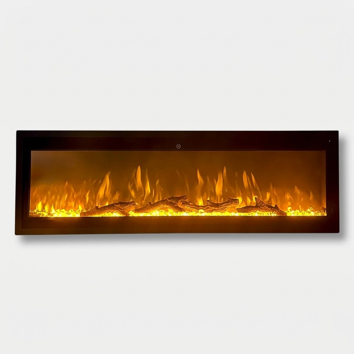 Wall-mounted and recessed electric fireplace 127 cm Divina Fire Chicago 130 — 5