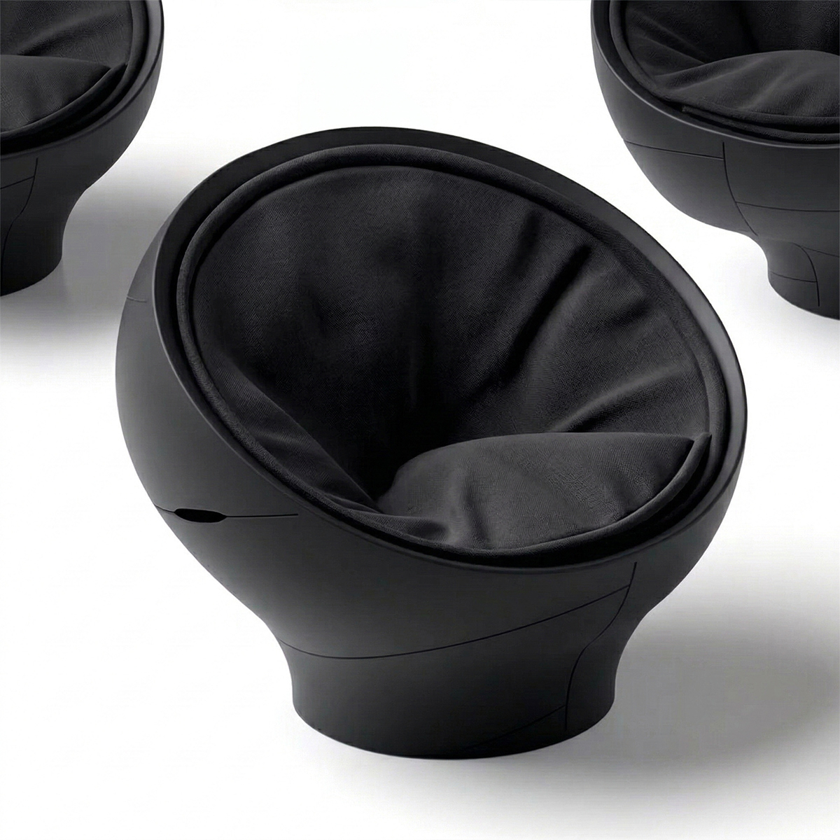 Cushion for spherical armchair in Tex Vera fabric — 1