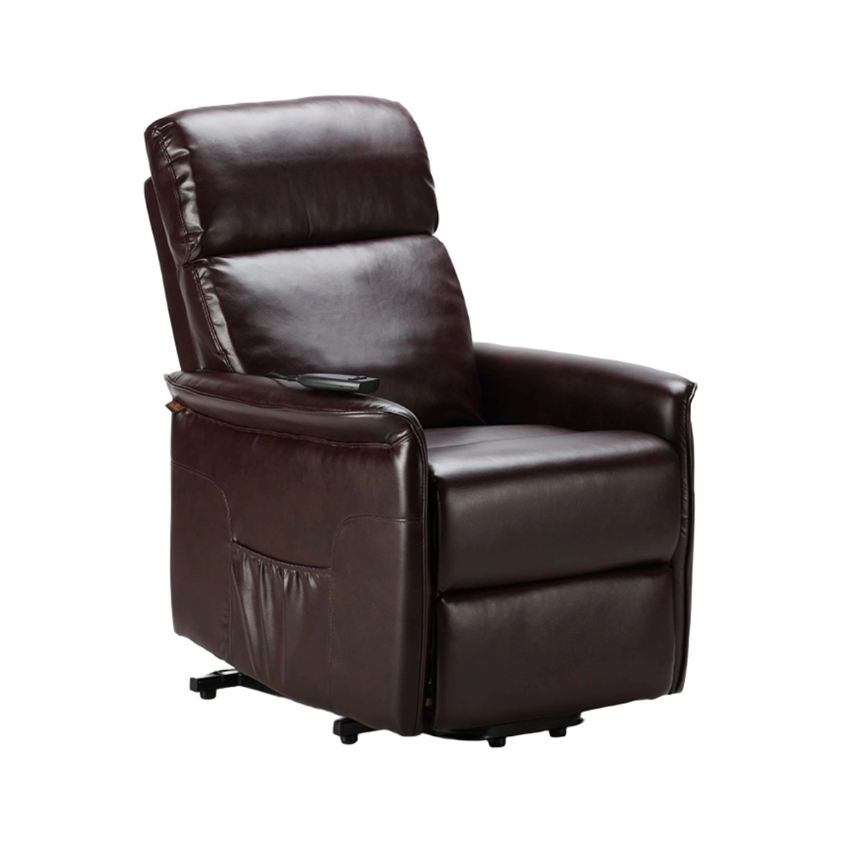Electric Lift Recliner Armchair Faux Leather Amalia Fix — 1