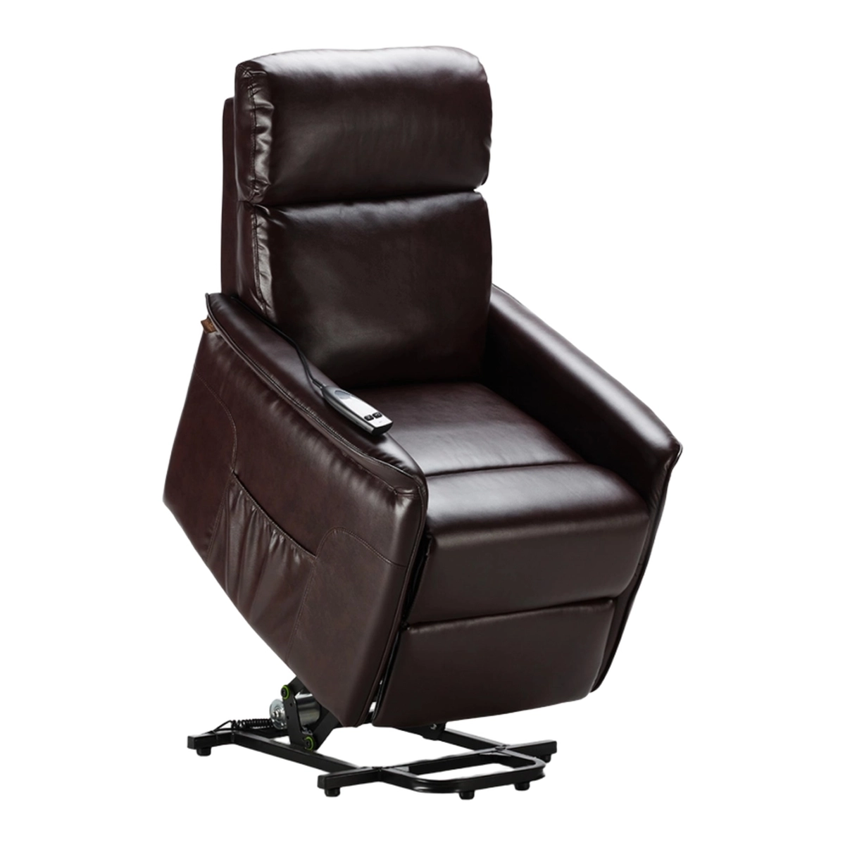 Electric Lift Recliner Armchair Faux Leather Amalia Fix — 5