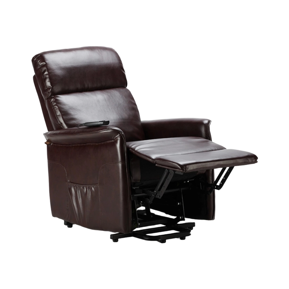 Electric Lift Recliner Armchair Faux Leather Amalia Fix — 4
