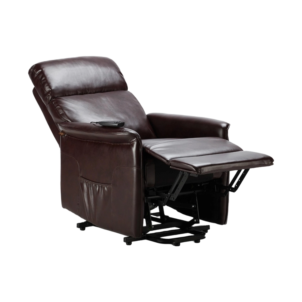 Electric Lift Recliner Armchair Faux Leather Amalia Fix — 3