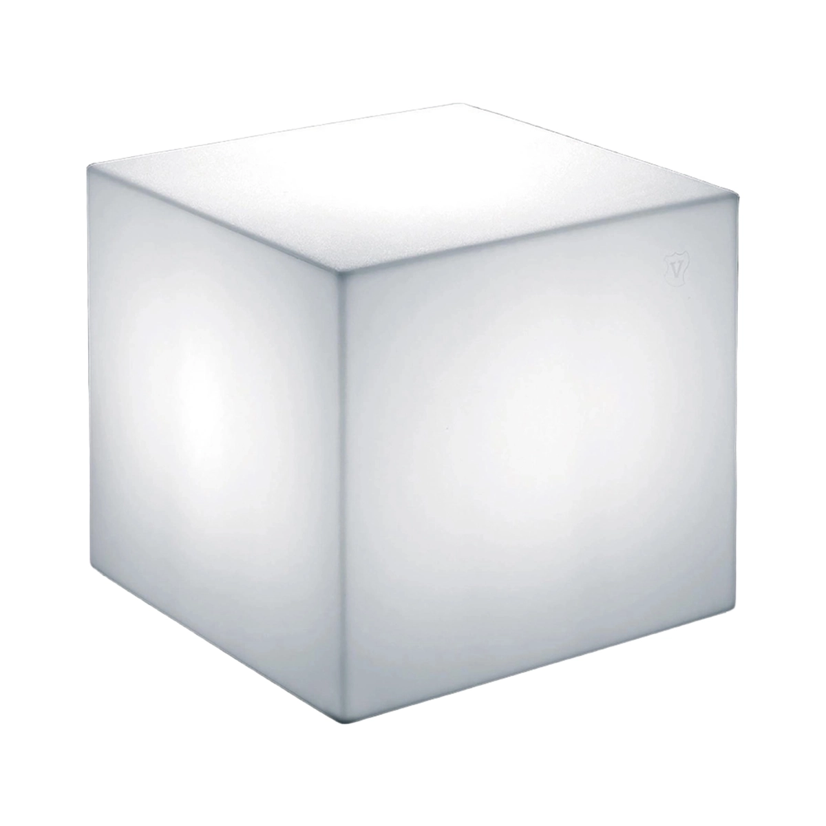 Blok 40 LYXO Outdoor LED Lighted Polyethylene Cube Ottoman — 4