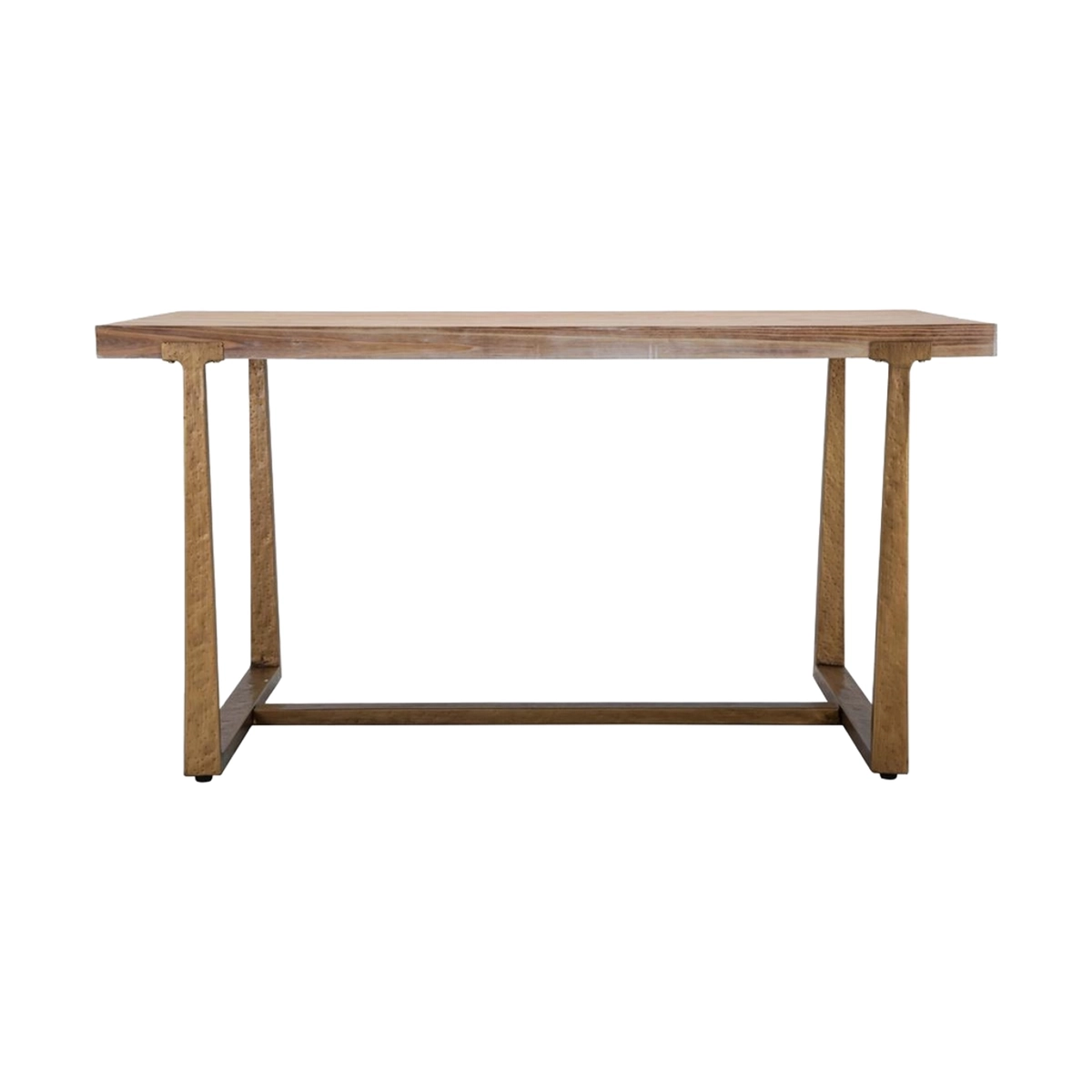Modern rectangular dining table in wood and metal 90x150cm Ankara — 7