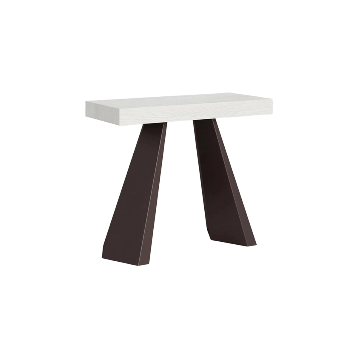 Modern extendable console table 90x40-300cm ash white Diamante Itamoby — 1