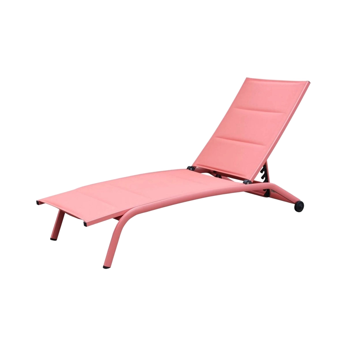 Itaca Stackable Aluminium Garden Sun Lounger with Wheels — 2