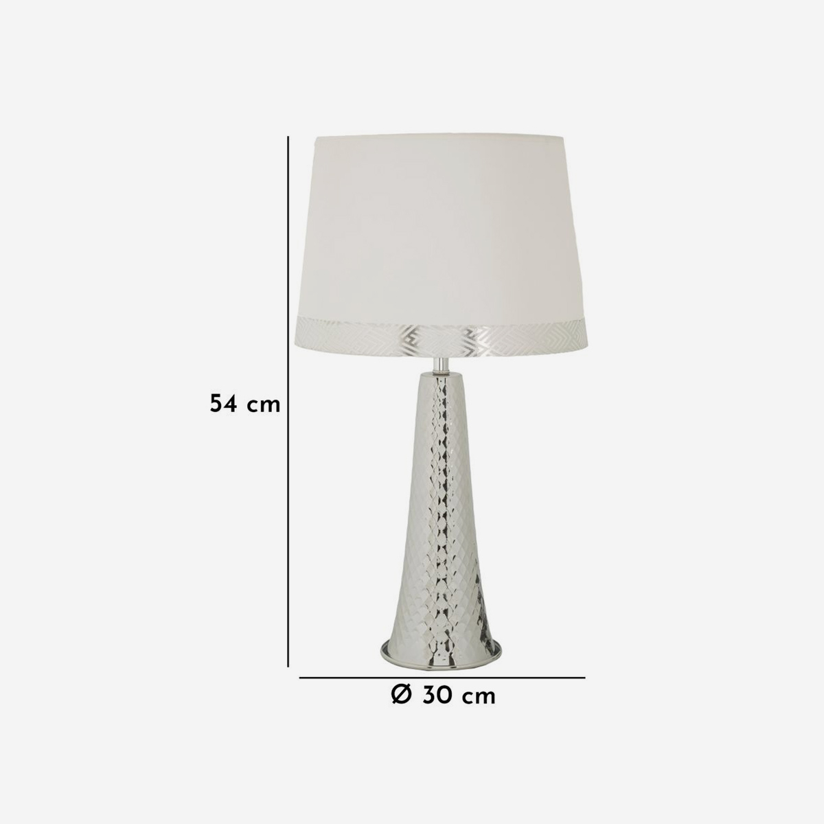 Tower Modern Table Lamp in Iron with Fabric Shade — 4
