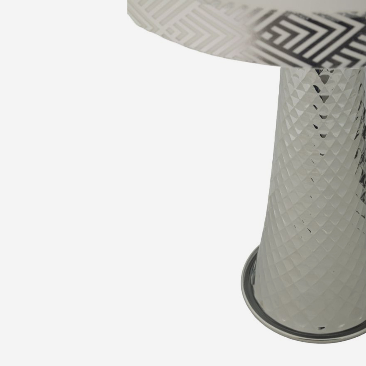 Tower Modern Table Lamp in Iron with Fabric Shade — 3