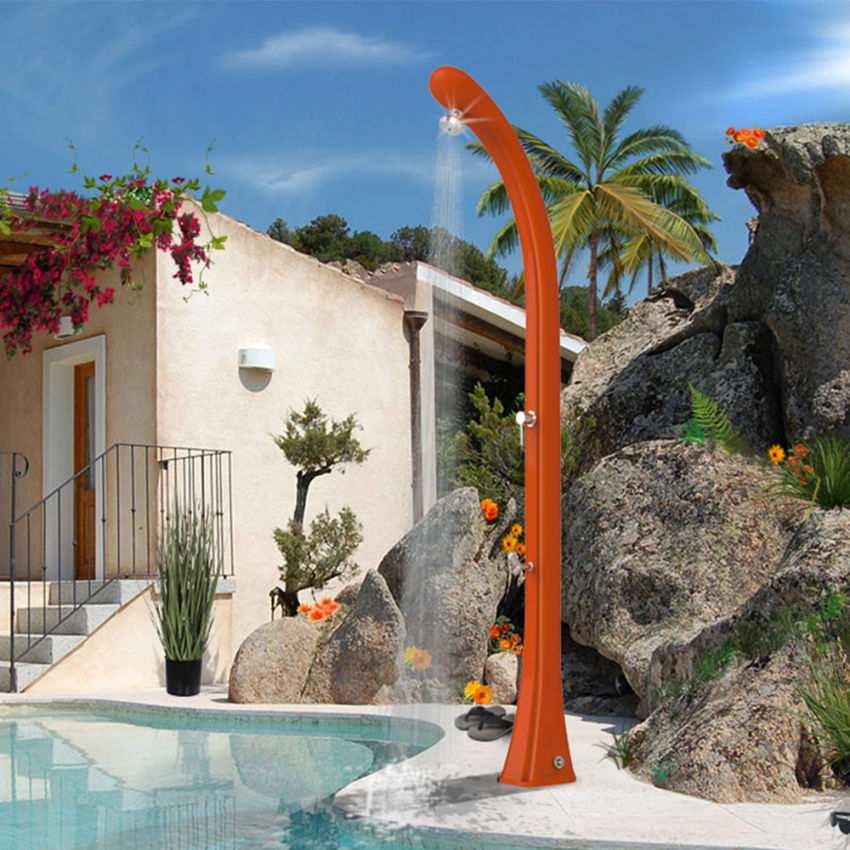 Outdoor solar shower with mixer and 20 litres tank Arkema Design Happy One F100 — 4