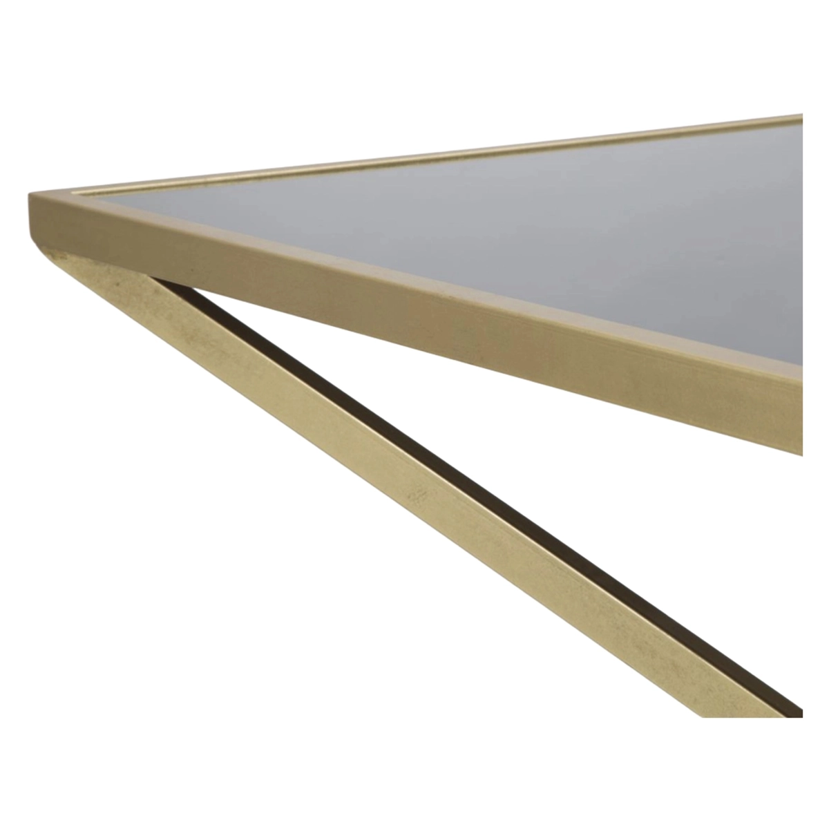 Piramid Rectangular Coffee Table in Metal and Vetro — 5