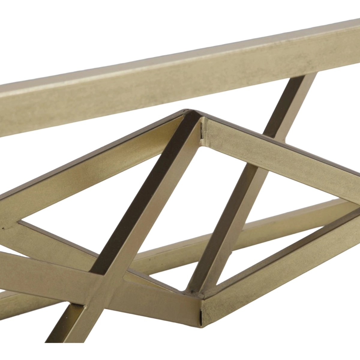 Piramid Rectangular Coffee Table in Metal and Vetro — 4