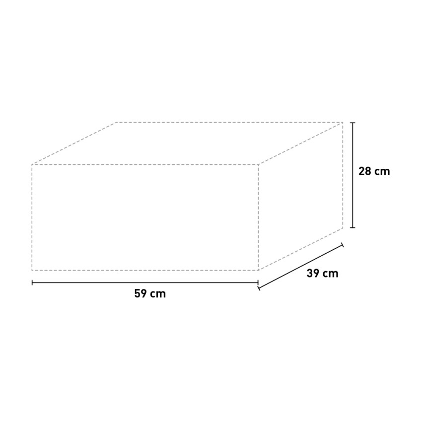 Wall-Mounted Resin Utility Sink with Soap Dispenser 60 cm Yart 60 — 4