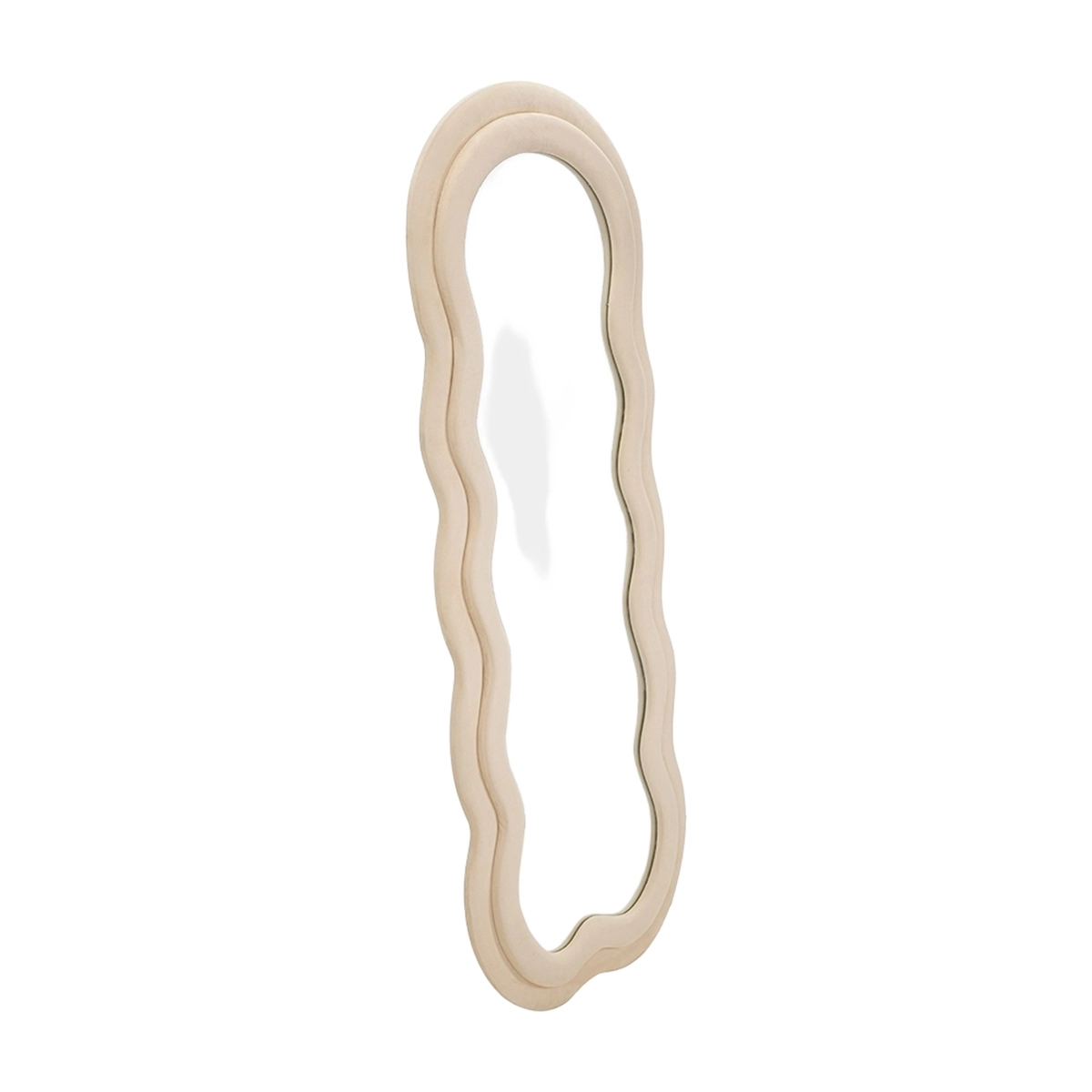 Wavy Velvet Wall and Floor Mirror 60x160cm Miki — 4