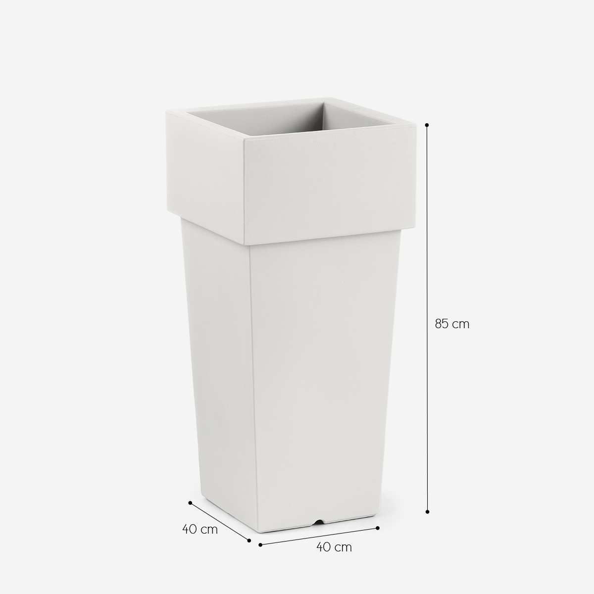 Outdoor illuminated planter LED RGBW rechargeable Nova Cache-pot 85 — 3