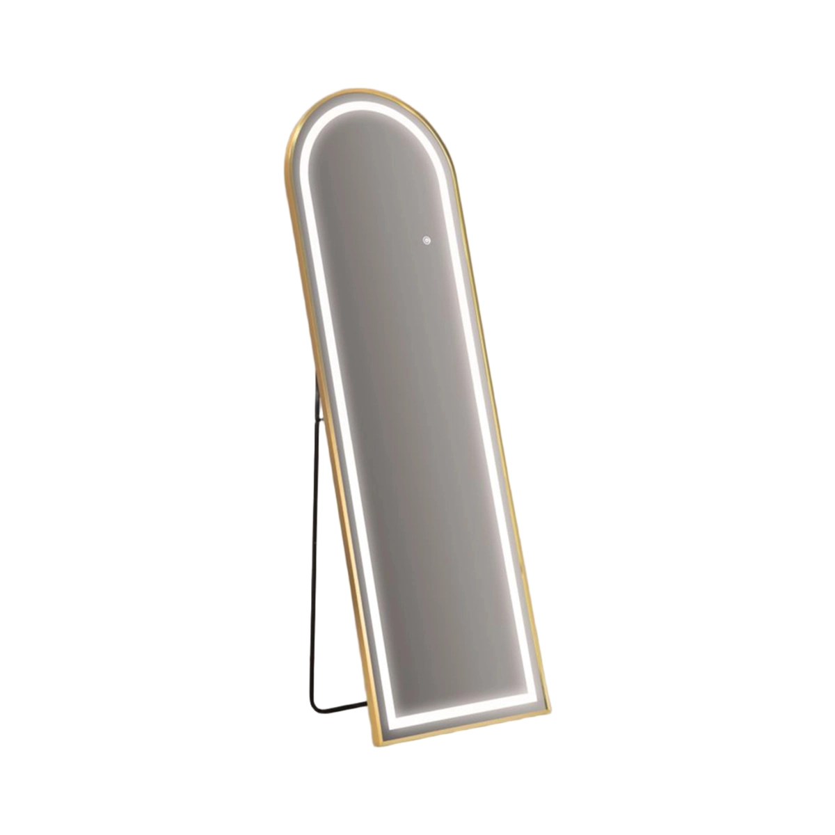 Arched Full-Length Standing Mirror with LED Light Simple arco 50x160 cm — 9