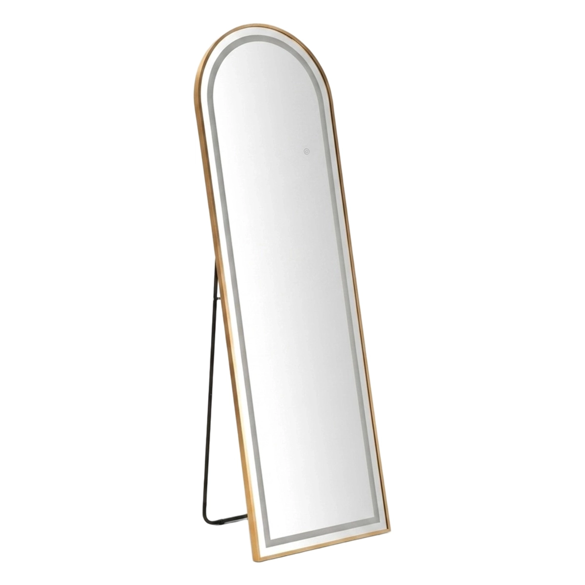 Arched Full-Length Standing Mirror with LED Light Simple arco 50x160 cm — 1
