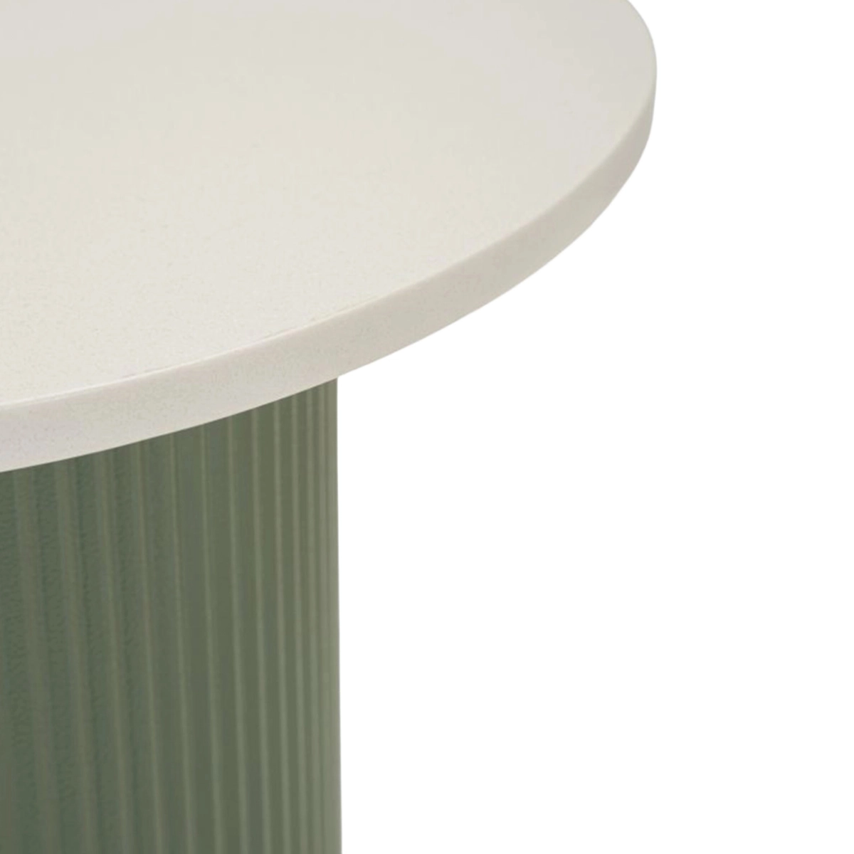 Frankfurt M Round Marble-Effect Living Room Side Table — 5