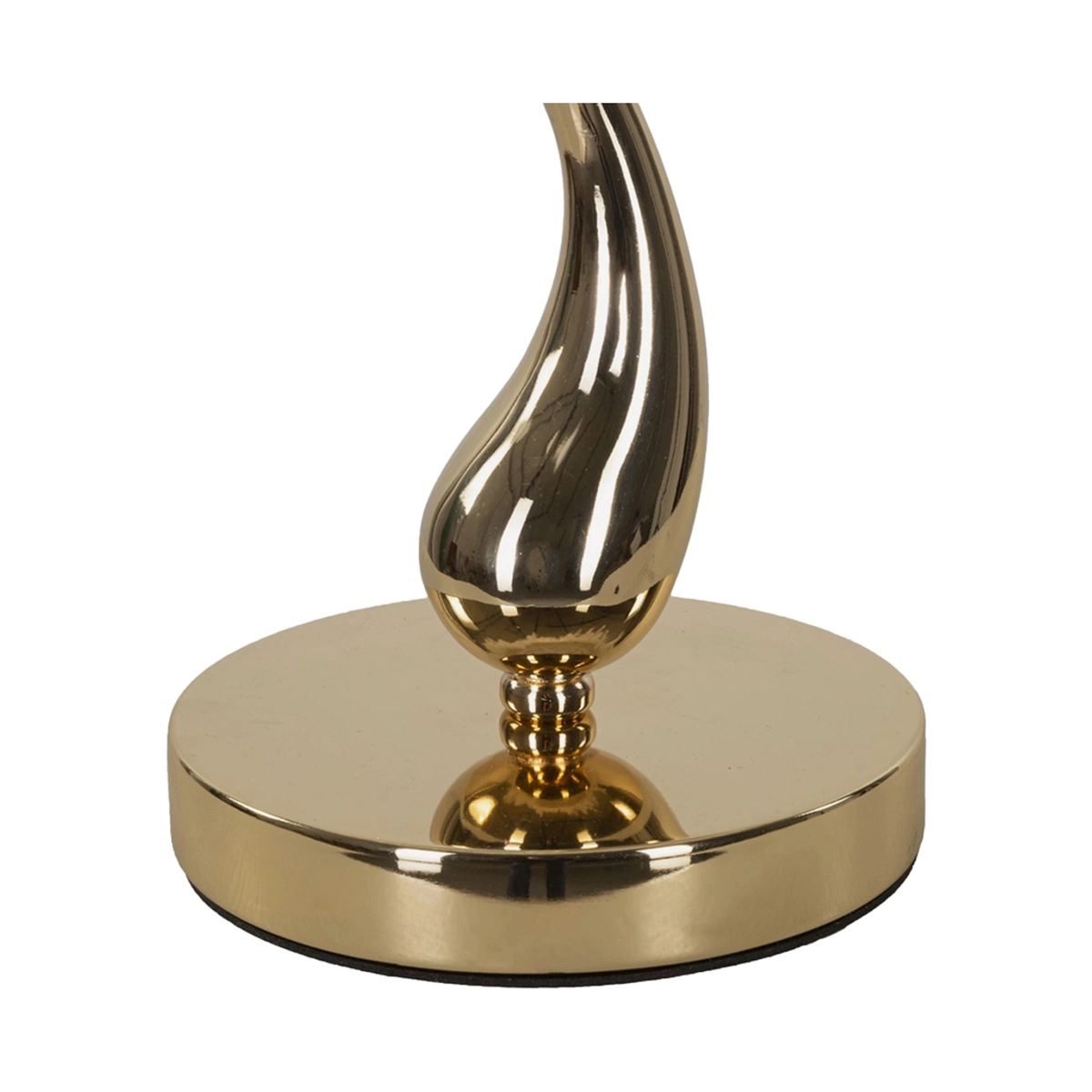 Decorative Table Lamp Cart with Feather Shade Mauro Ferretti — 3