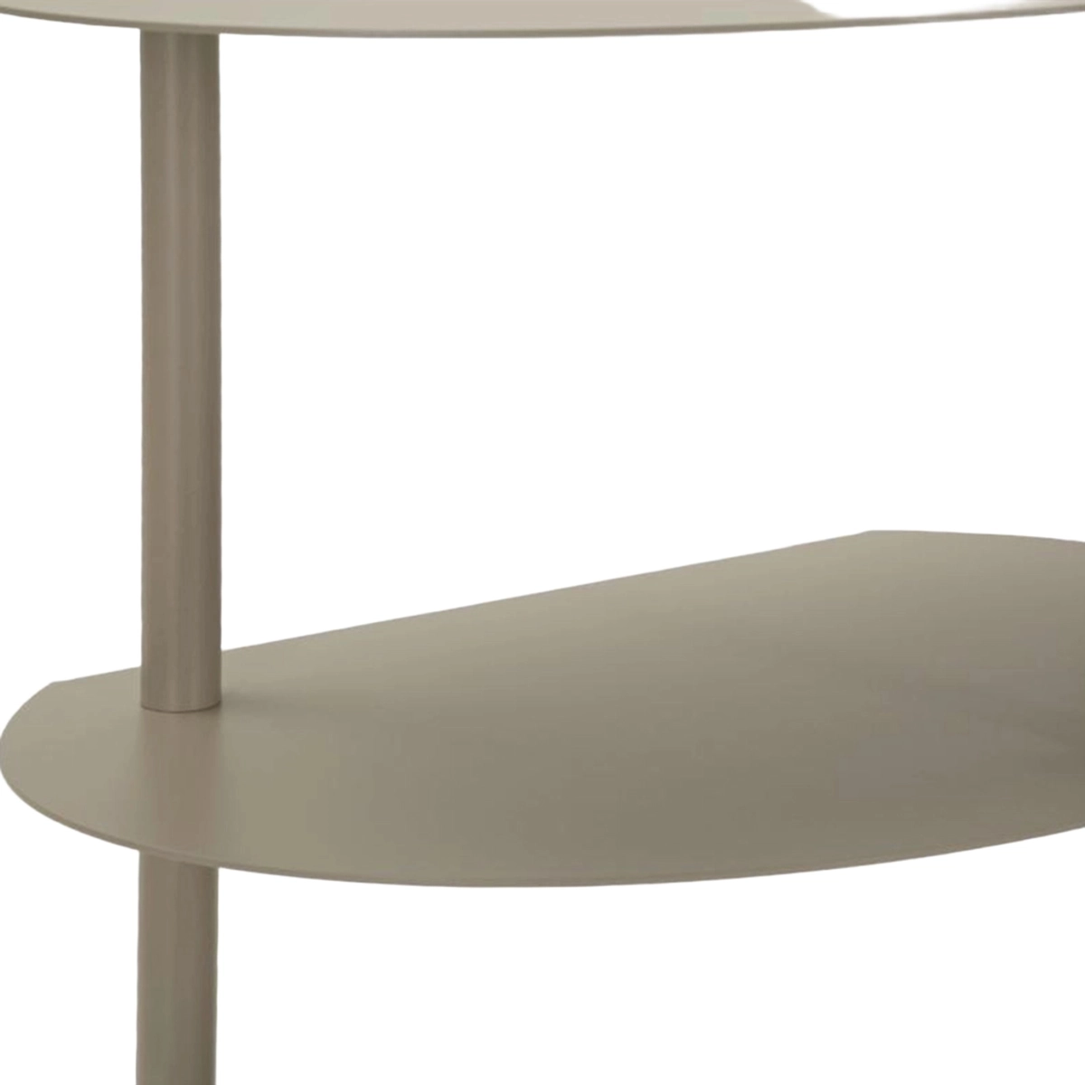 Saturno Mauro Ferretti Modern Metallo Bedside Table with 3 Shelves — 5