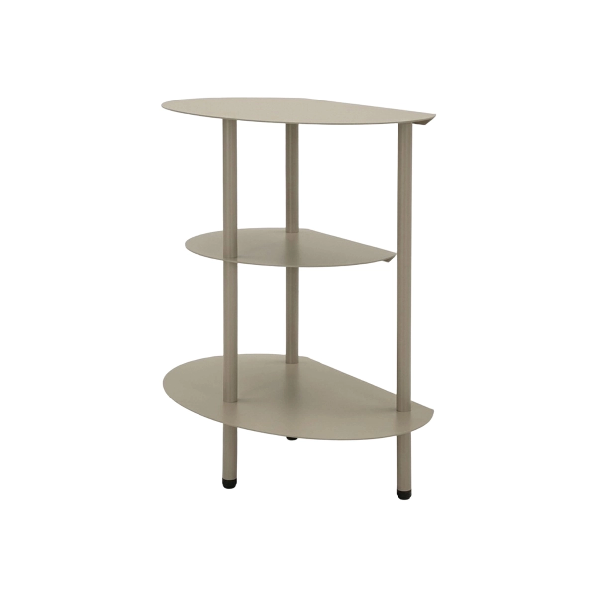 Saturno Mauro Ferretti Modern Metallo Bedside Table with 3 Shelves — 3