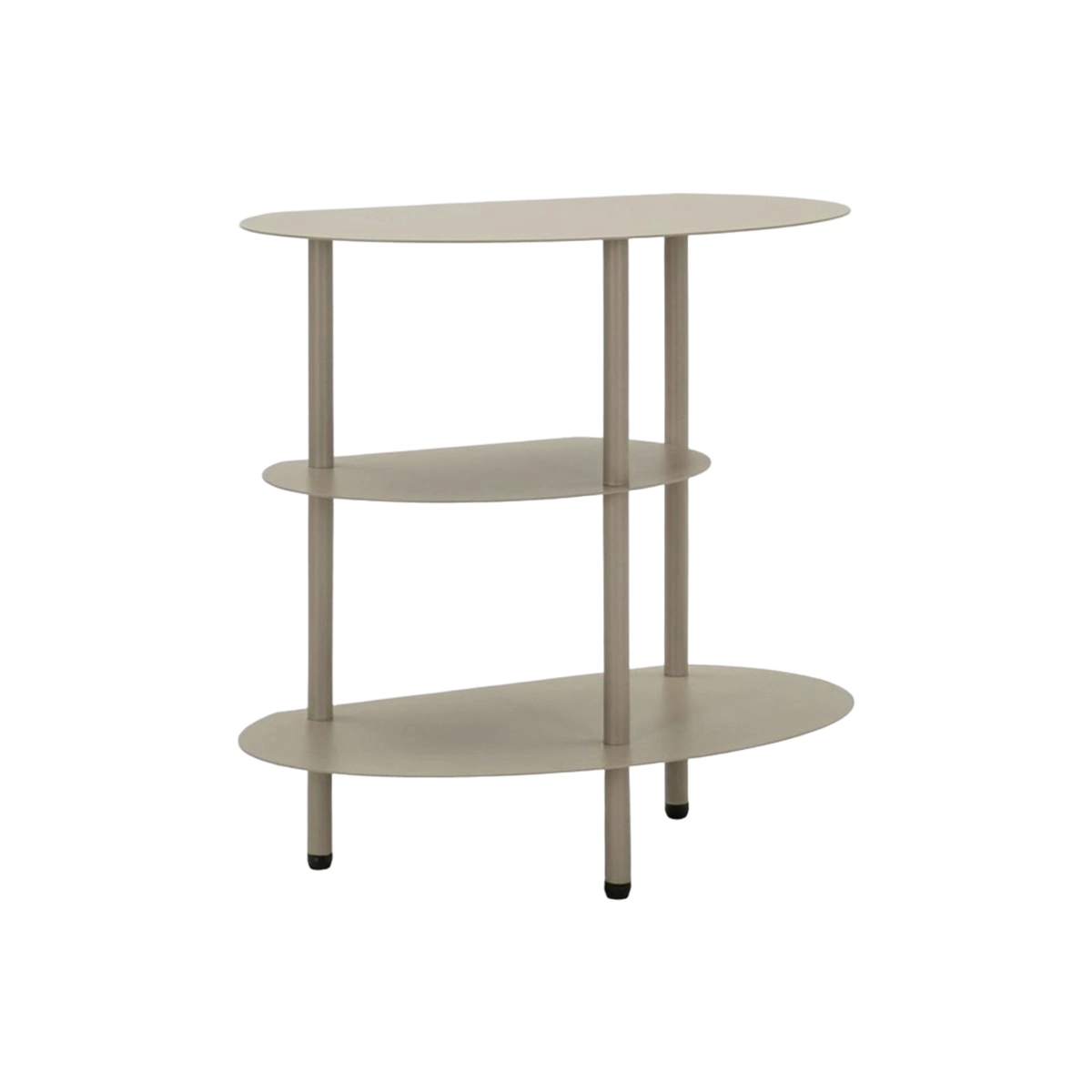 Saturno Mauro Ferretti Modern Metallo Bedside Table with 3 Shelves — 1