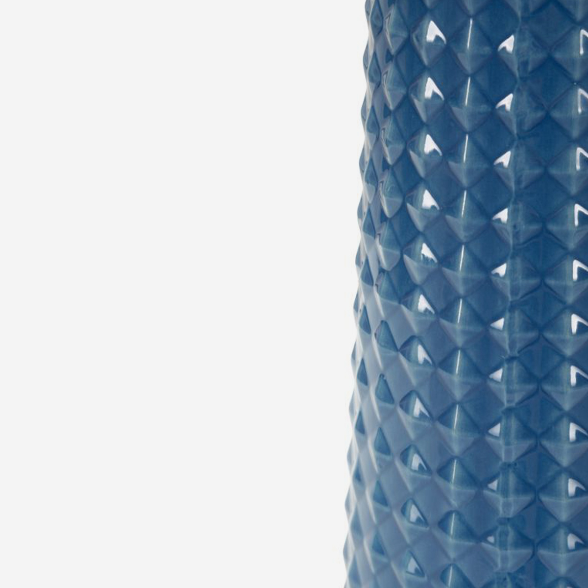 Gliss Modern Ceramic Table Lamp with Fabric Shade — 3