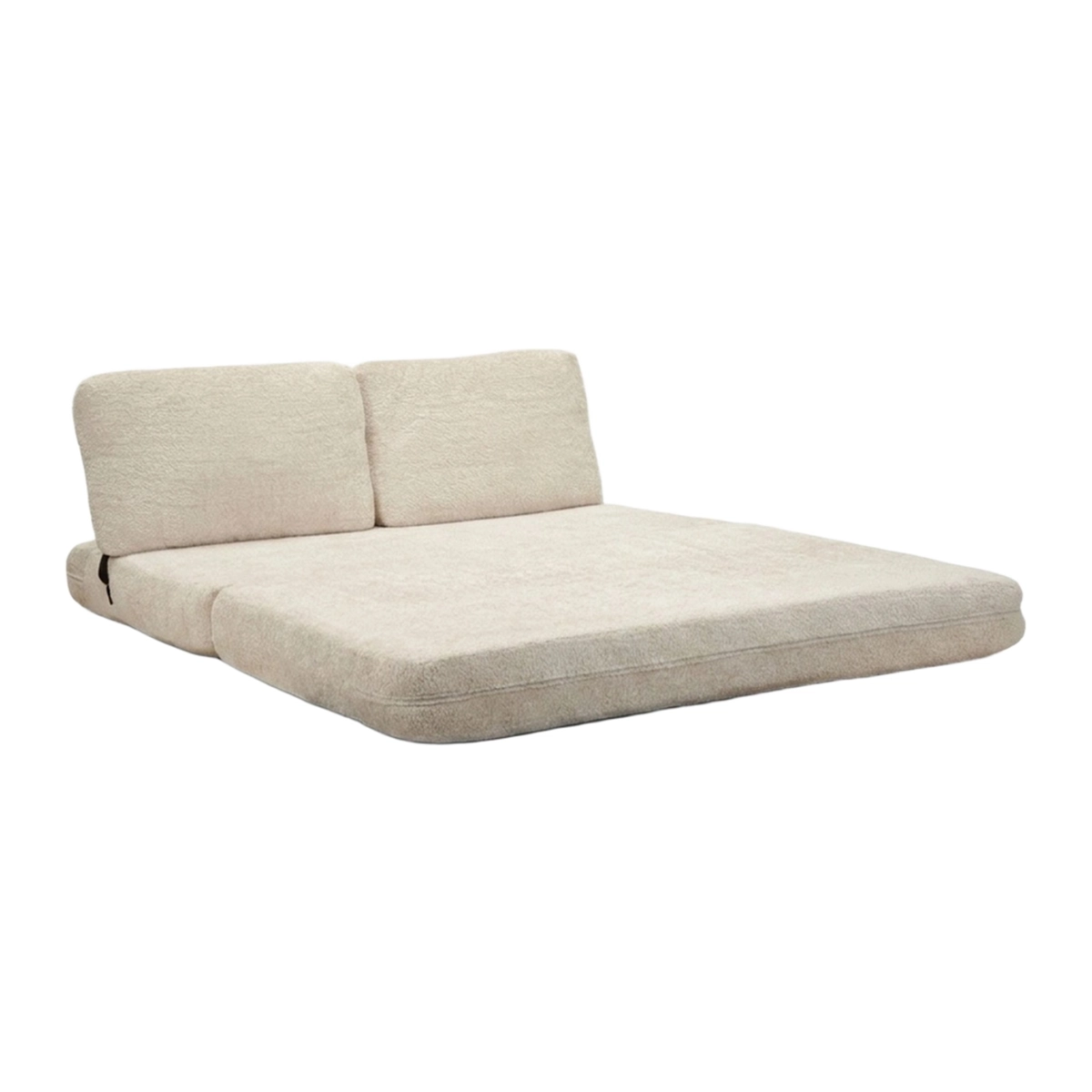 Faster 2 Seater Convertible Bouclé Fabric Sofa Bed — 3