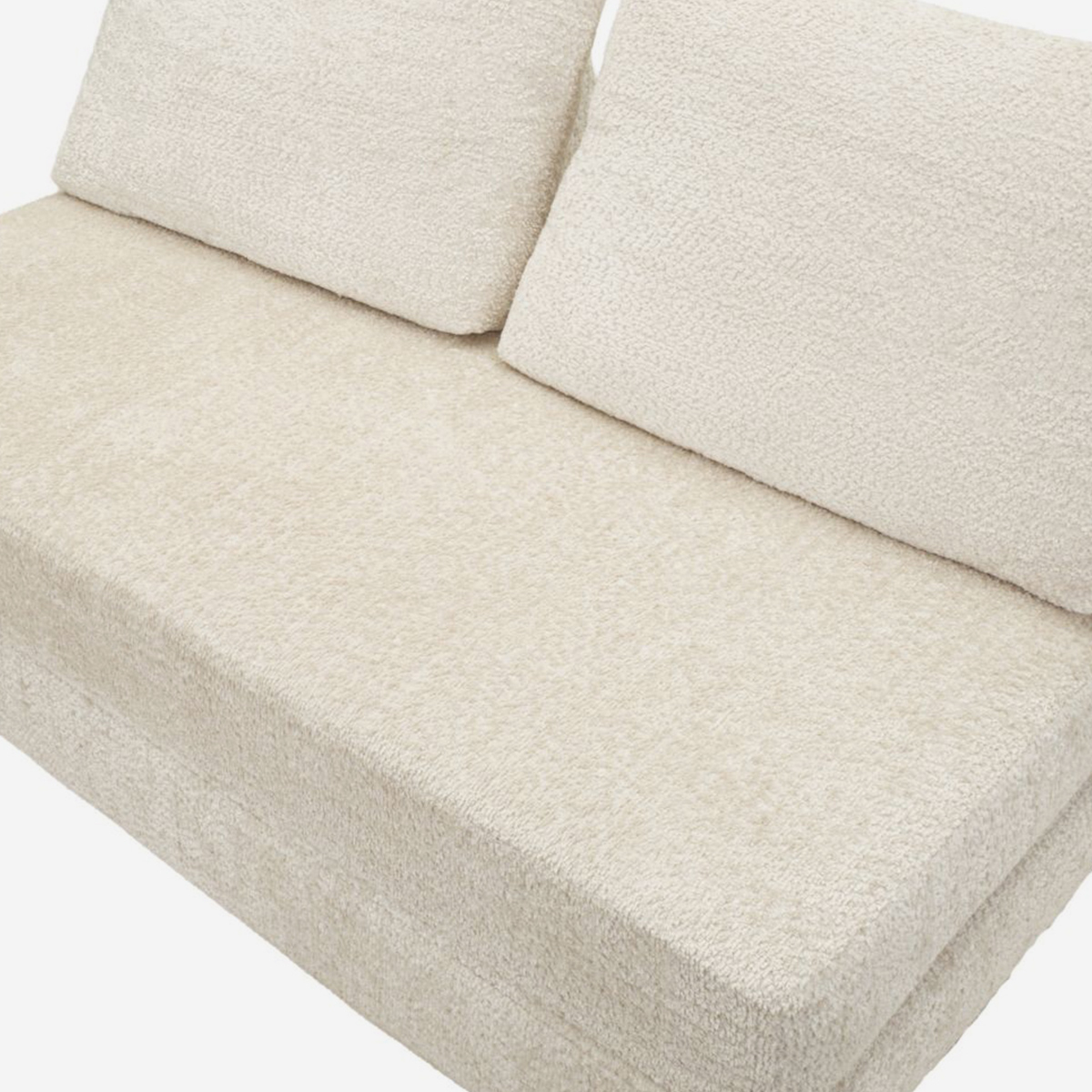 Faster 2 Seater Convertible Bouclé Fabric Sofa Bed — 5
