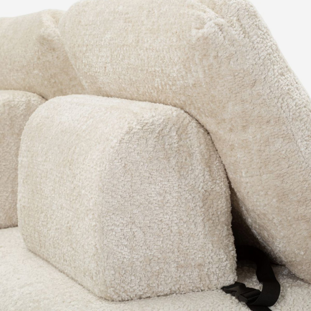 Faster 2 Seater Convertible Bouclé Fabric Sofa Bed — 4