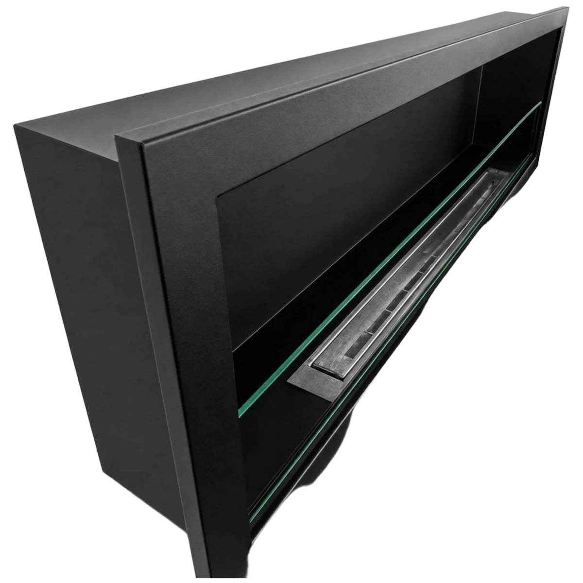 Recessed Wall Bioethanol Fireplace 150x45 Divina Fire Furore 150 — 5