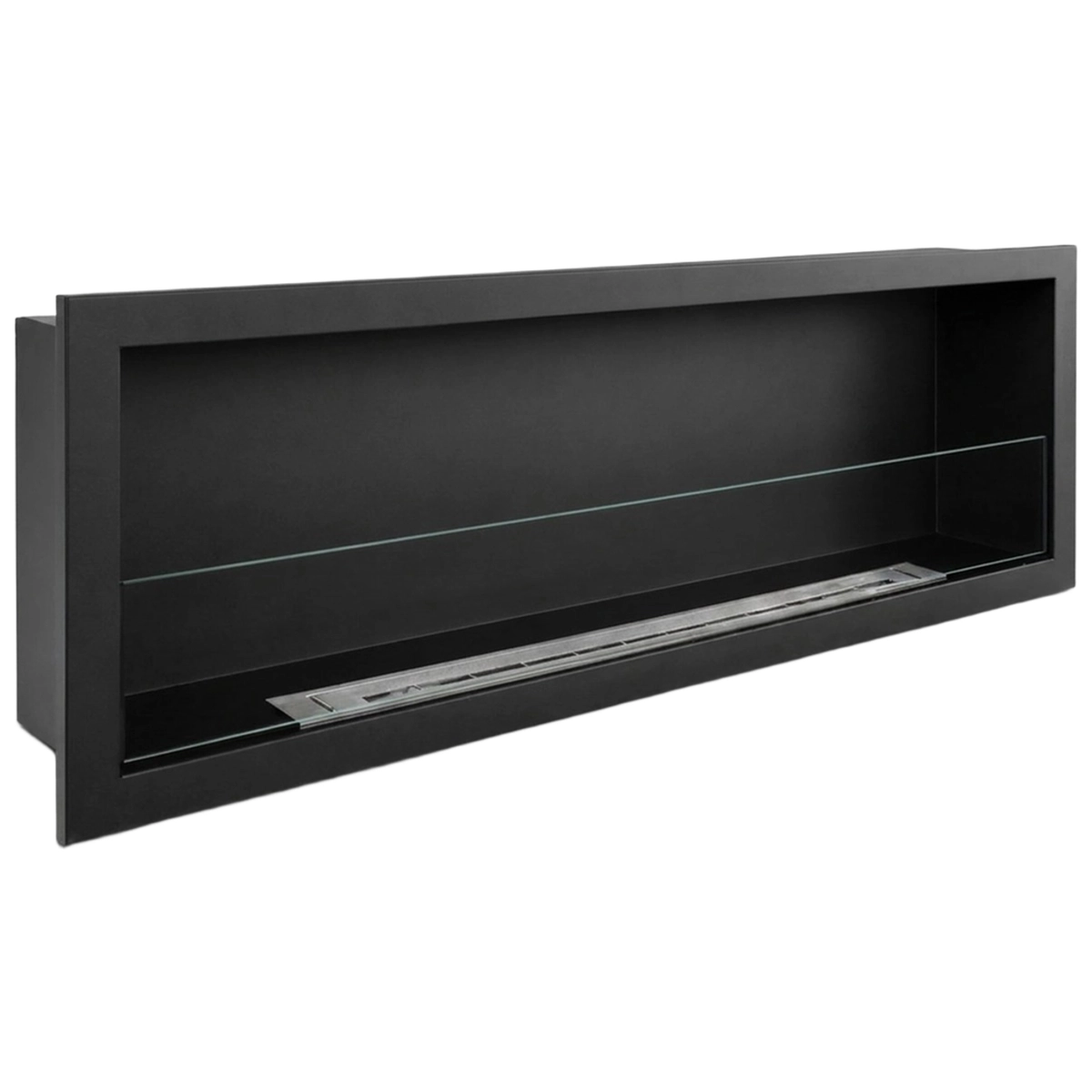 Recessed Wall Bioethanol Fireplace 150x45 Divina Fire Furore 150 — 4
