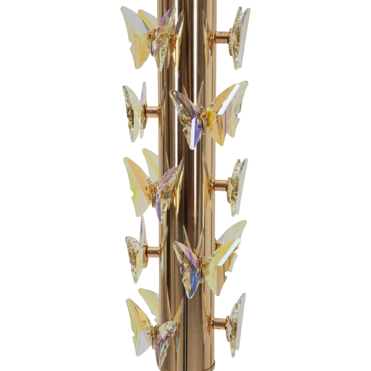 Butterfly Floor Lamp in Metal and Fabric Mauro Ferretti — 6