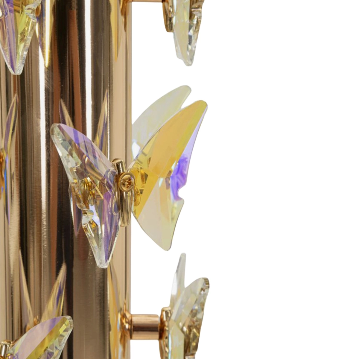 Butterfly Floor Lamp in Metal and Fabric Mauro Ferretti — 4