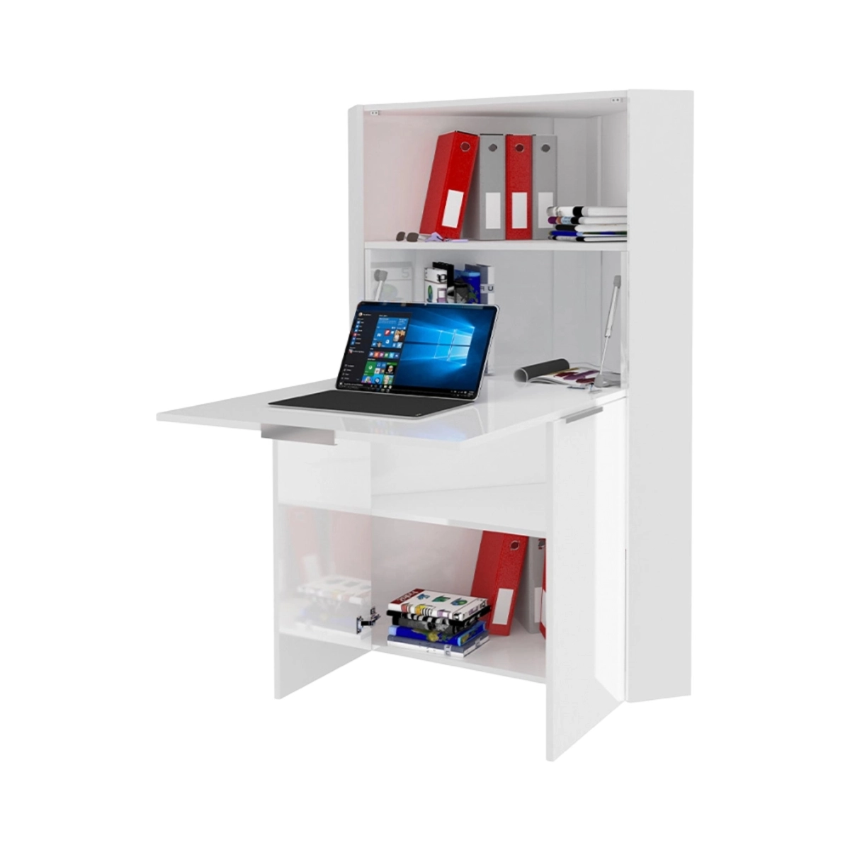 Folding Space-Saving Corner Desk 70x70cm Dalia II — 8