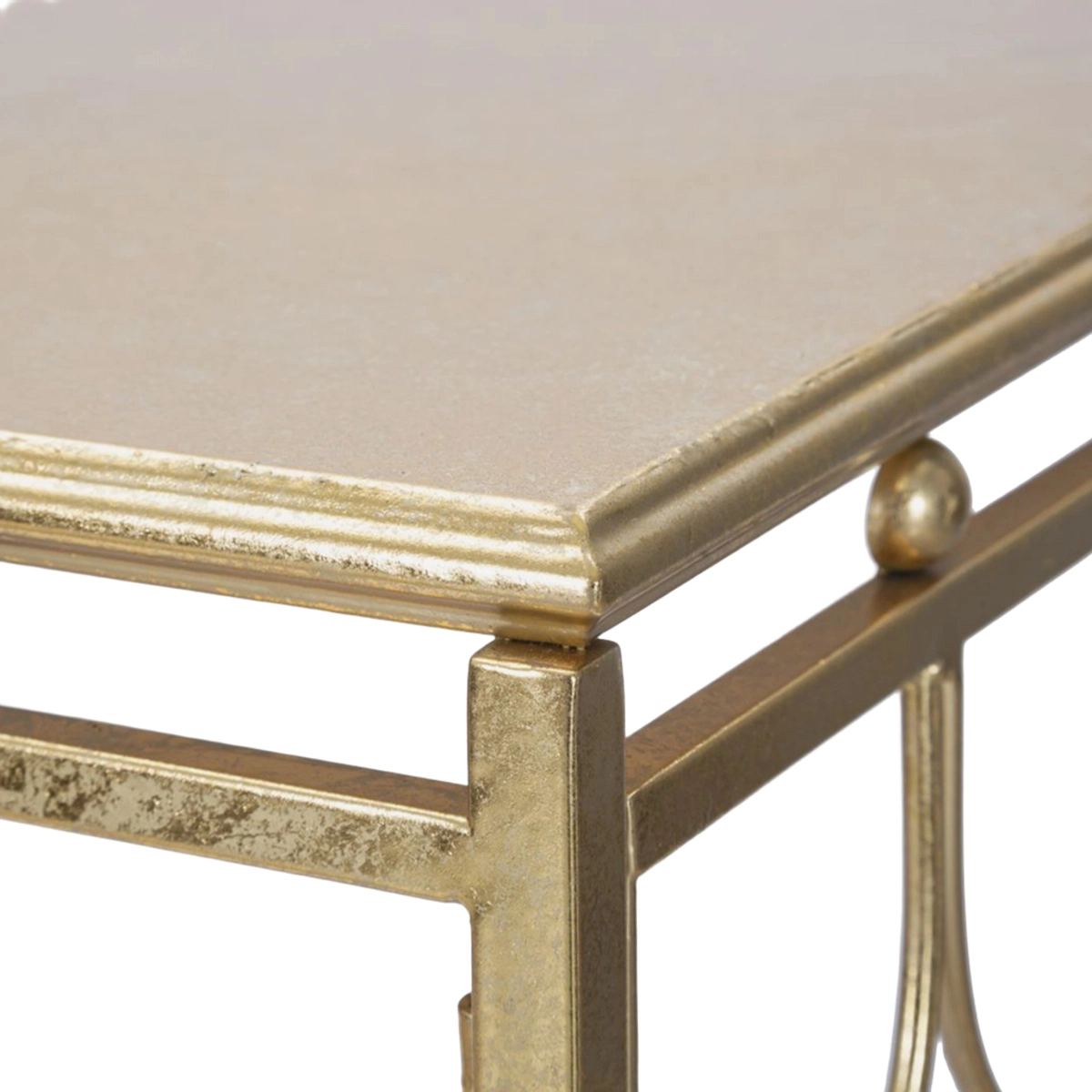 Arab Rectangular Metal Hallway Console Table Mauro Ferretti — 4