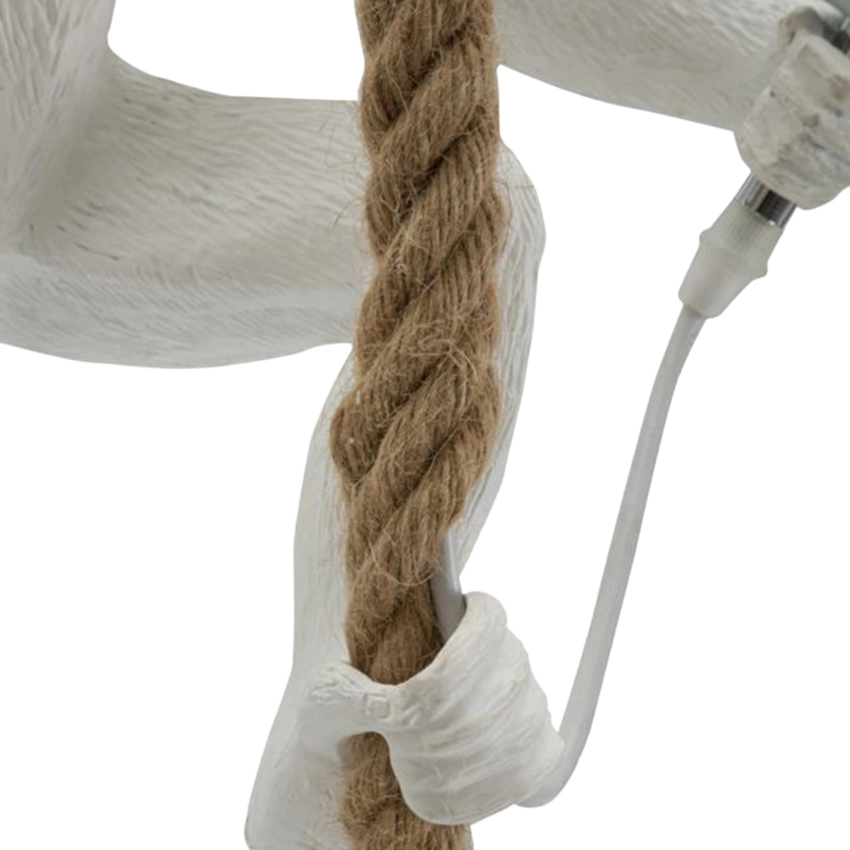 Mauro Ferretti Monkey Polyresin Pendant Light with Rope — 6