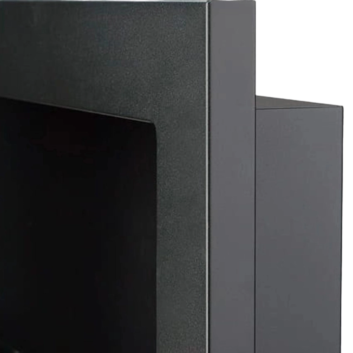 Wall-Mounted & Recessed Bioethanol Fireplace Lucca Nero Divina Fire — 8