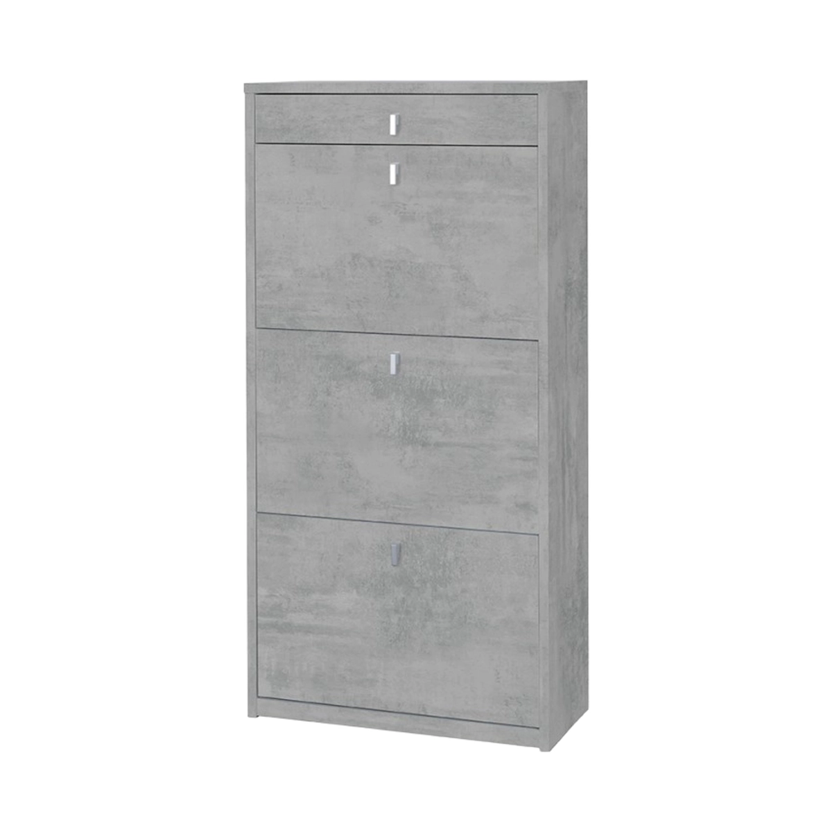 Sarmog Naky Space-Saving 3-Door Shoe Cabinet with Drawer — 3