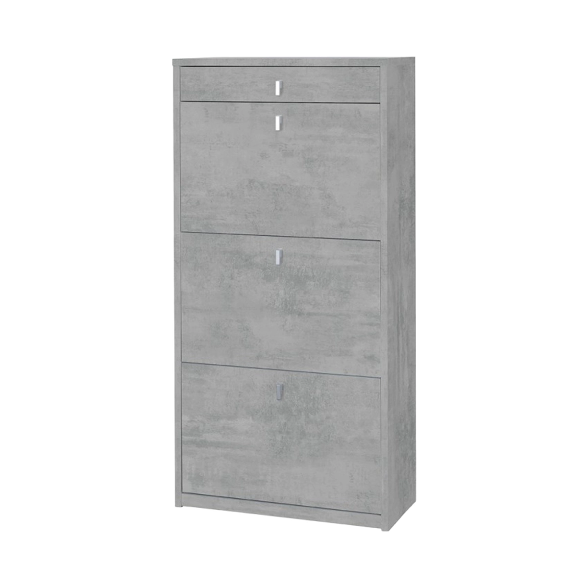 Sarmog Naky Space-Saving 3-Door Shoe Cabinet with Drawer — 4