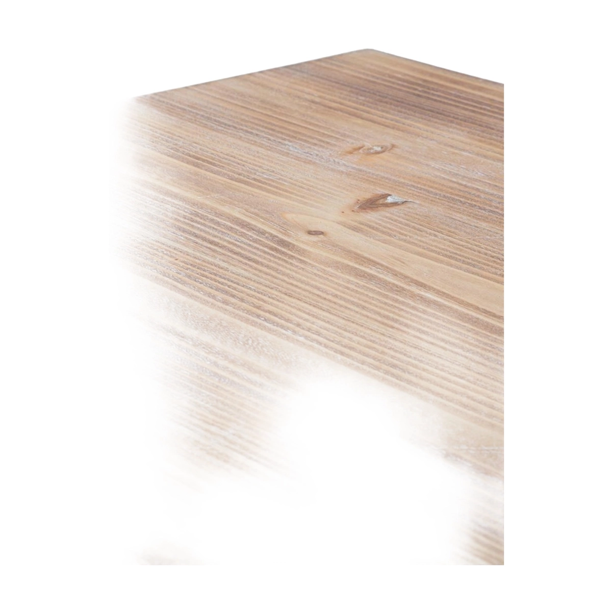 Square Dining Table 80x80 cm Industrial Style Ankara — 7