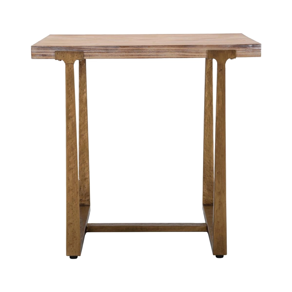 Square Dining Table 80x80 cm Industrial Style Ankara — 3