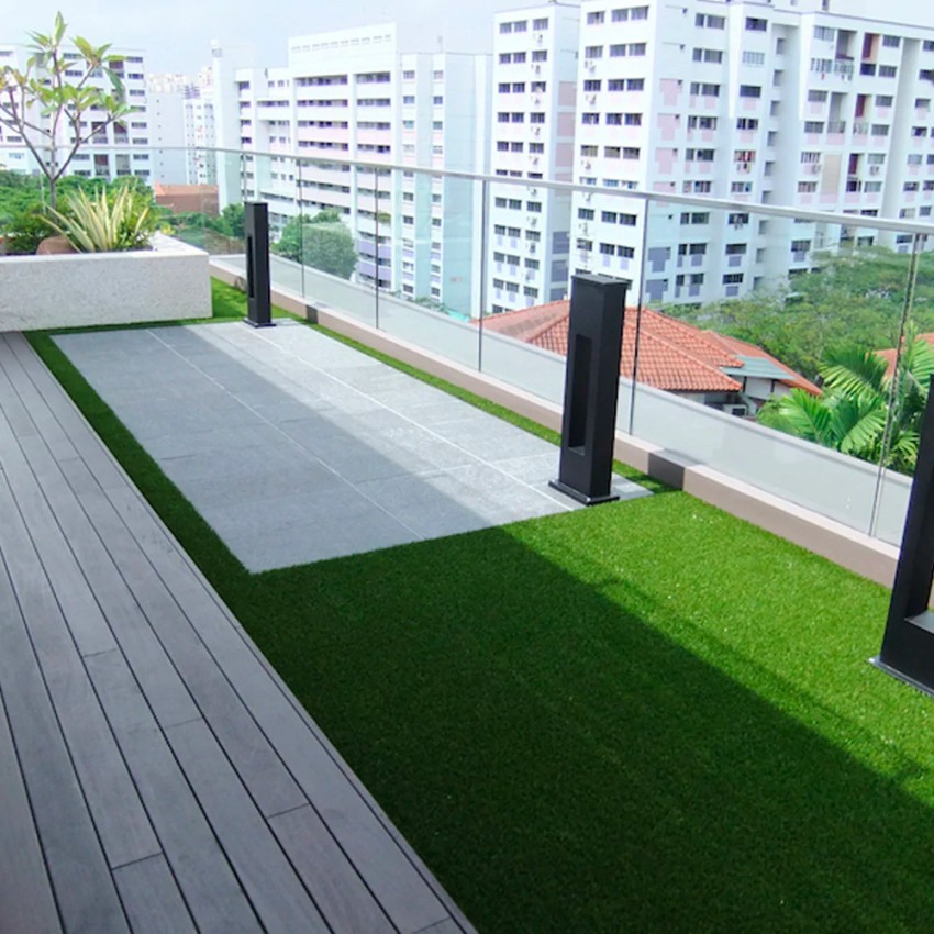 Artificial Grass Turf Roll 2x10m 20sqm Green L Divina Garden — 2