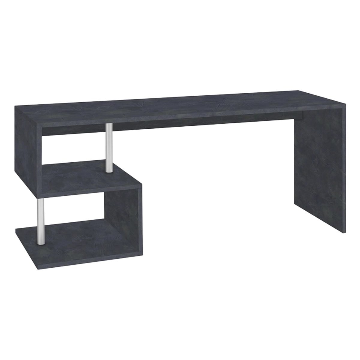 Modern Anthracite Desk 180x60cm for Office or Study - Esse 2 Report — 4